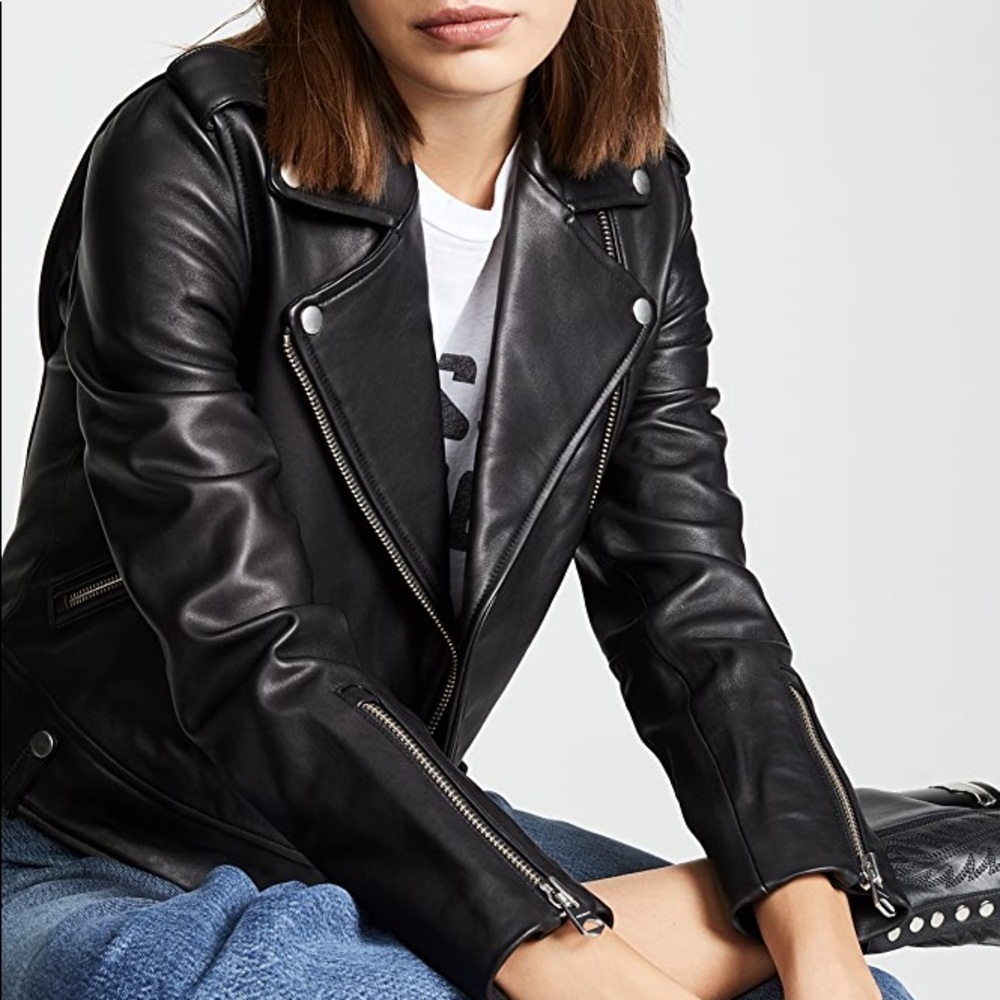 Black leather Jacket
